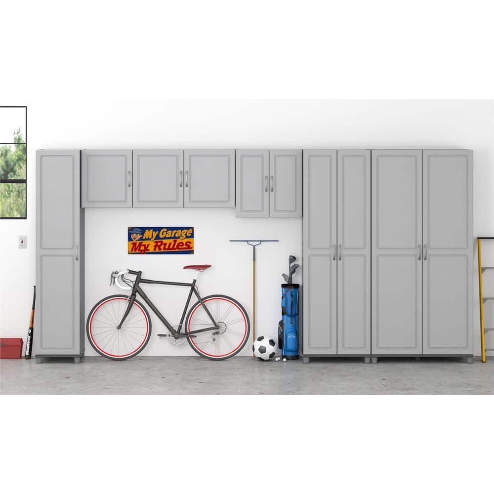Trailwinds 54 in. Ashen Gray Wall Cabinet