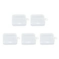 thumbnail image 2 of Estuche para borlas de maquillaje BuyWeek 5 piezas plástico transparente, 2 of 14