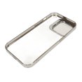 thumbnail image 5 of Funda magnética para teléfono Funda delgada para teléfono a prueba de golpes con protector de lente de cámara Pata de cabra Funda protectora dura para PC de alta transparencia Plata para iPhone 14, 5 of 5