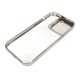 thumbnail image 5 of Funda magnética para teléfono, delgada, a prueba de golpes, con protector de lente de cámara, soporte, funda protectora rígida de PC de alta transparencia, color plateado para iPhone 14, 5 of 5