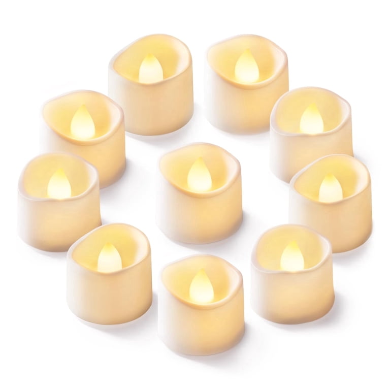 Homemory Flickering Flameless LED Tealight Candles, 12-Pack photo 1