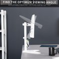 thumbnail image 5 of VIVO White Single LCD Monitor Adjustable Desk Stand, Fits 1 Screen, 5 of 6