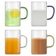 thumbnail image 1 of 4 Tazas de Café de Vidrio Timcorr Taza de Café Transparente de 17 oz, 1 of 7