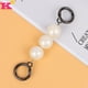 thumbnail image 4 of Fancy Pearl Belt Small Bag Accessories Blanco Imitación Pearl Universal Valentines Día Decoración Regalos de cumpleaños para mujeres gris seitruly AP004770-02, 4 of 6