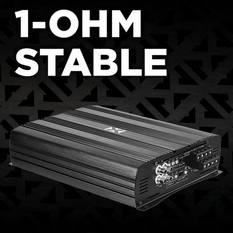 NVX XAD42 3200W 4-Channel Class D Vehicle Audio Amplifier with