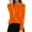 Orange, variant on Fiaer Women's Sweaters Crew Neck Fall Winter Lightweight Plus Size Long Sleeve Slim Fit Trendy Knit Tops WH2 XL