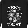thumbnail image 3 of The Nightmare Before Christmas - Trick Or Treat - Men's Crew Neck Fleece Pullover, 3 of 5