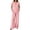 Pink, variant on Two Piece Outfit Sets for Women 100% Cotton Short Sleeve Blouse and Flowy Palazzo Trousers