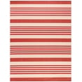 thumbnail image 2 of SAFAVIEH Beach House Henry Striped Indoor/Outdoor Area Rug, Beige/Red, 2'2" x 4', 2 of 8