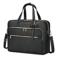 thumbnail image 1 of Maletin Para Laptop17 Plugadas Mochila Mujer Elegante Impermeable Acolchada Bandolera Convertible Malubero,  Negro, 1 of 5