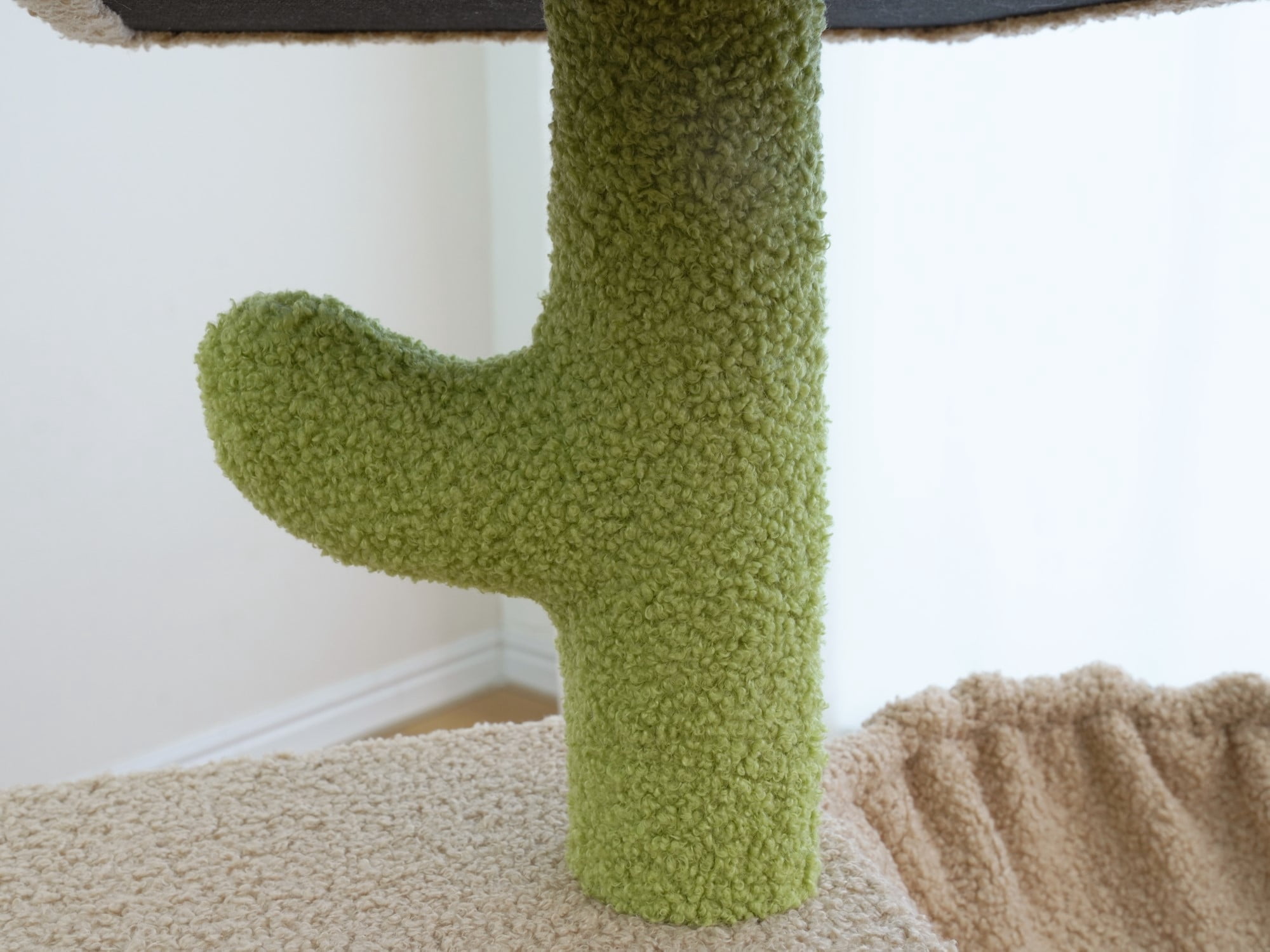 Vibrant Life Medium 4-Level 35" Cactus Cat Tree with Condo and Hammock, Green