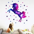 thumbnail image 3 of Starry Sky Unicorn Autocollant Mural en Vinyle pour Chambre d'Enfants, 3 of 5