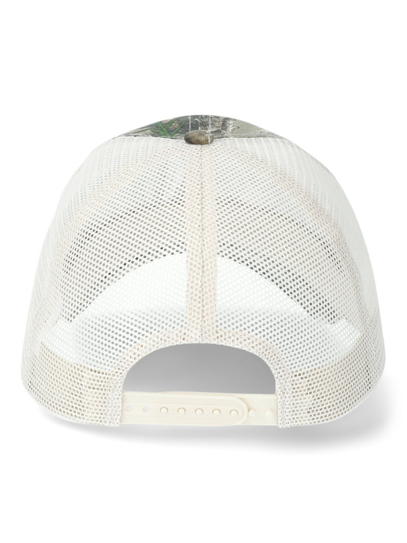 Mesh Snap Back Baseball Cap with Pre-Formed Bill, Cotton, One Size George Men main image 2