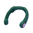 thumbnail image 1 of Ventilador de cuello colgante sin aspas Cómodos ventiladores de cuello de 4000 mAh para exteriores (verde), 1 of 6