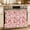 Pink, variant on Oven Skirt Curtain for Kitchen 20x27 Inch, Red Beige Rosebuds Oven Curtain with 8 Ribbon Ties & Ruffle Trim, Stove Skirt Curtain Dishwasher for Cabinets Over Sinks Rustic RomanticFloral Botanical