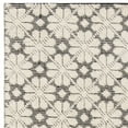 thumbnail image 3 of SAFAVIEH Vermont Orval Geometric Floral Wool Area Rug, Ivory/Black, 5' x 8', 3 of 5