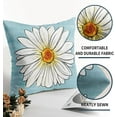 thumbnail image 5 of Spring Daisy Pillow Covers 20x20 Set of 2 Cute Floral Blue Summer Outdoor Decorative Throw Pillows Farmhouse Flower Pillowcases Linen Cushion Case Decor for Home Sofa Couch Bed, 5 of 6