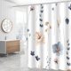 thumbnail image 3 of Juego de cortina de ducha floral de acuarela, cortina de ducha moderna y sencilla adecuada para decoración de baño, cortina de ducha de tela impermeable lavable, cortina de ducha individual 180*180 c, 3 of 3