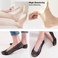 thumbnail image 5 of Pleteffect Socks, Lace No Show Liner Socks for Women, 5 Pairs Casual Lace Low Cut Liner Boat Non-Slip S-ocks( Mix), 5 of 7