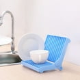 thumbnail image 4 of Ayyufe Household Kitchen Foldable Dish Drying Rack Bowl Plate Tableware Drain Holder, 4 of 7