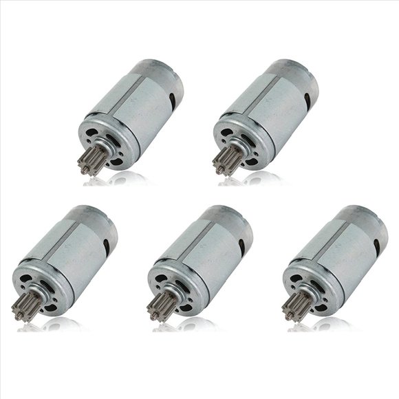 5X Universal 390 18000RPM Motor Eléctrico Accesorio de Motor de Accionamiento de Motor RS390 6V para Niños Montar Piezas de Repuesto de Juguetes