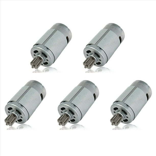 5X Universal 390 18000RPM Motor Eléctrico Accesorio de Motor de Accionamiento de Motor RS390 6V para Niños Montar Piezas de Repuesto de Juguetes