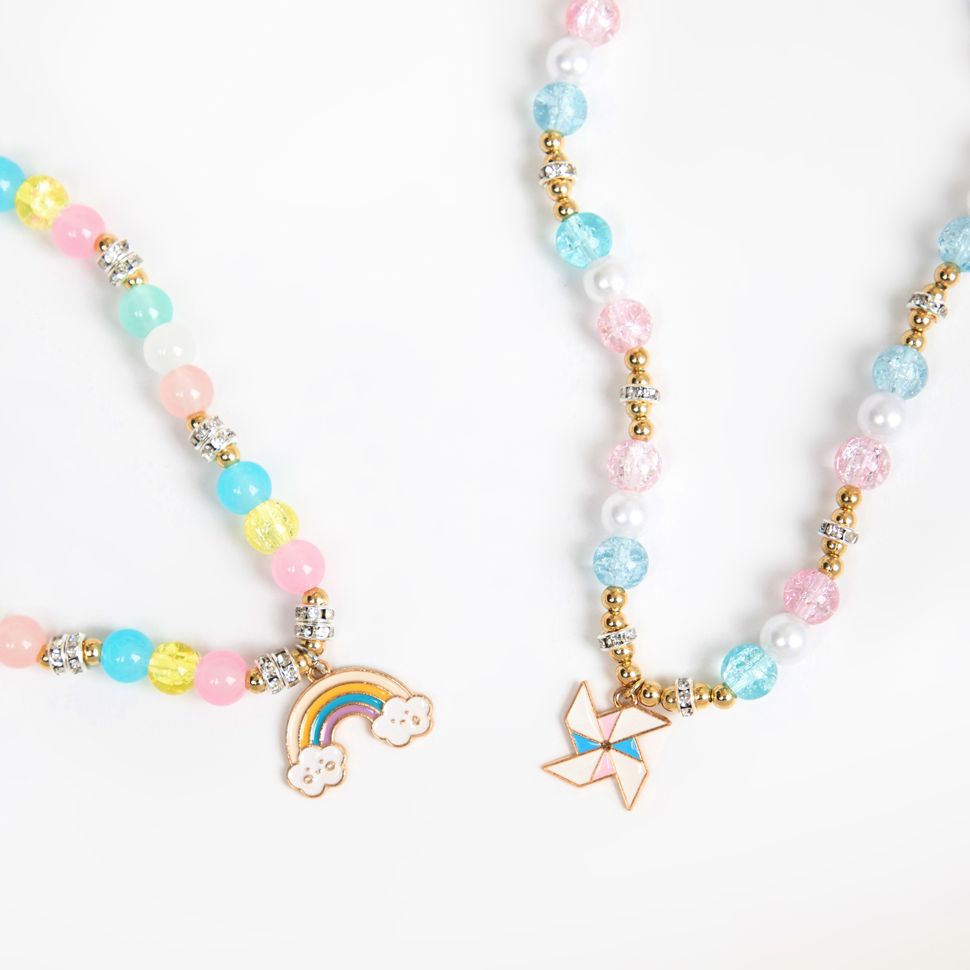 Cousin DIY Bracelet Making Kit with Pastel Beads and Charms, 650 Pieces
