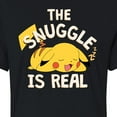 thumbnail image 3 of Pokémon - The Snuggle Pikachu - Juniors Cropped Cotton Blend T-Shirt, 3 of 5