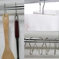 thumbnail image 4 of MesaSe Shower Curtain Rings Hooks  Rust-Resistant Metal Shower Curtain Hooks  100 Pcs Stainless Steel Shower Curtain Rings for Bathroom Shower Curtain Rod, 4 of 6