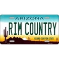 thumbnail image 1 of Rim Country Arizona Metal License Plate, 1 of 1