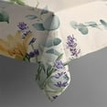 thumbnail image 5 of Pioneer Flower Floral Print Pattern Square Tablecloth,Waterproof Square Table Cover,Wipeable Spillproof Washable Table Cover for Home Kitchen Party Decor 60"x60"(152x152cm), 5 of 6