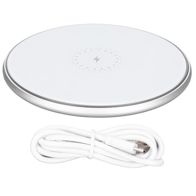 Chargeur Rapide Sans Fil 10W avec Câble de 1m pour Téléphones Android Pad de Charge Rapide Sans Fil