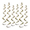 Twirly Whirlys 4-24" & 2-36" Gold - 6 Pack (6 Per Package)