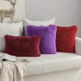 thumbnail image 4 of 17×17 Inch Velvet Throw Pillow Covers 2-Pack,  Soft Decorative Cushion Covers for Sofa, Bed, Living Room, Bedroom, Apartment & Airbnb Decor, 4 of 7