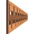 thumbnail image 3 of Ekena Millwork 46 3/8"W x 4"H x 1/4"T Victory Fretwork Moulding, Cherry, 3 of 13