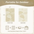 thumbnail image 4 of SIXHOME Outdoor Rug 6'x9' Waterproof Reversible Patio Rug Boho Geometric Indoor Outdoor Rugs Lightweight Plastic Straw Ourdoor Carpet for RV Camping Deck Balcony Modern Porch Decor Beige, 4 of 5
