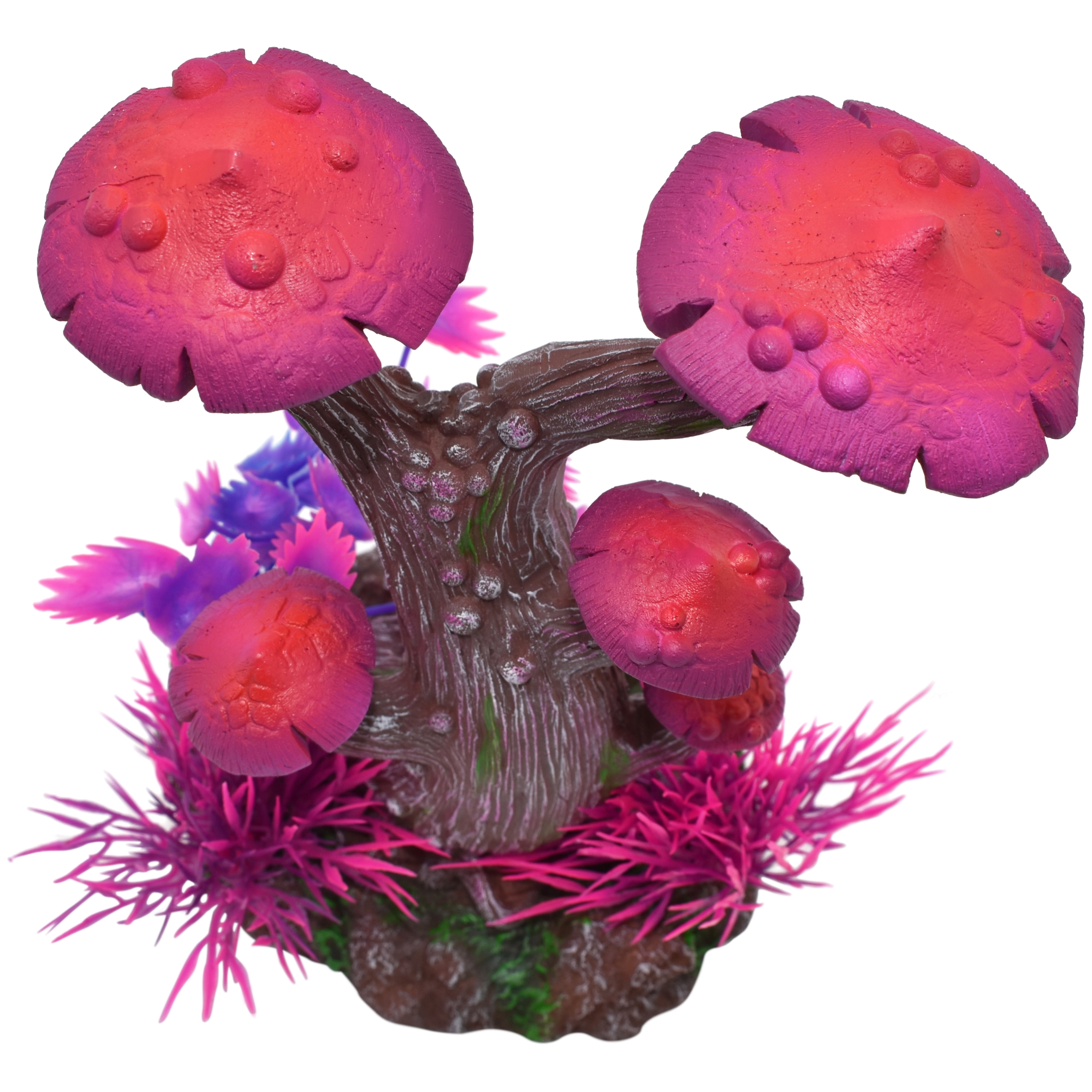 Komodo Aquarium Decor Pink Mushroom