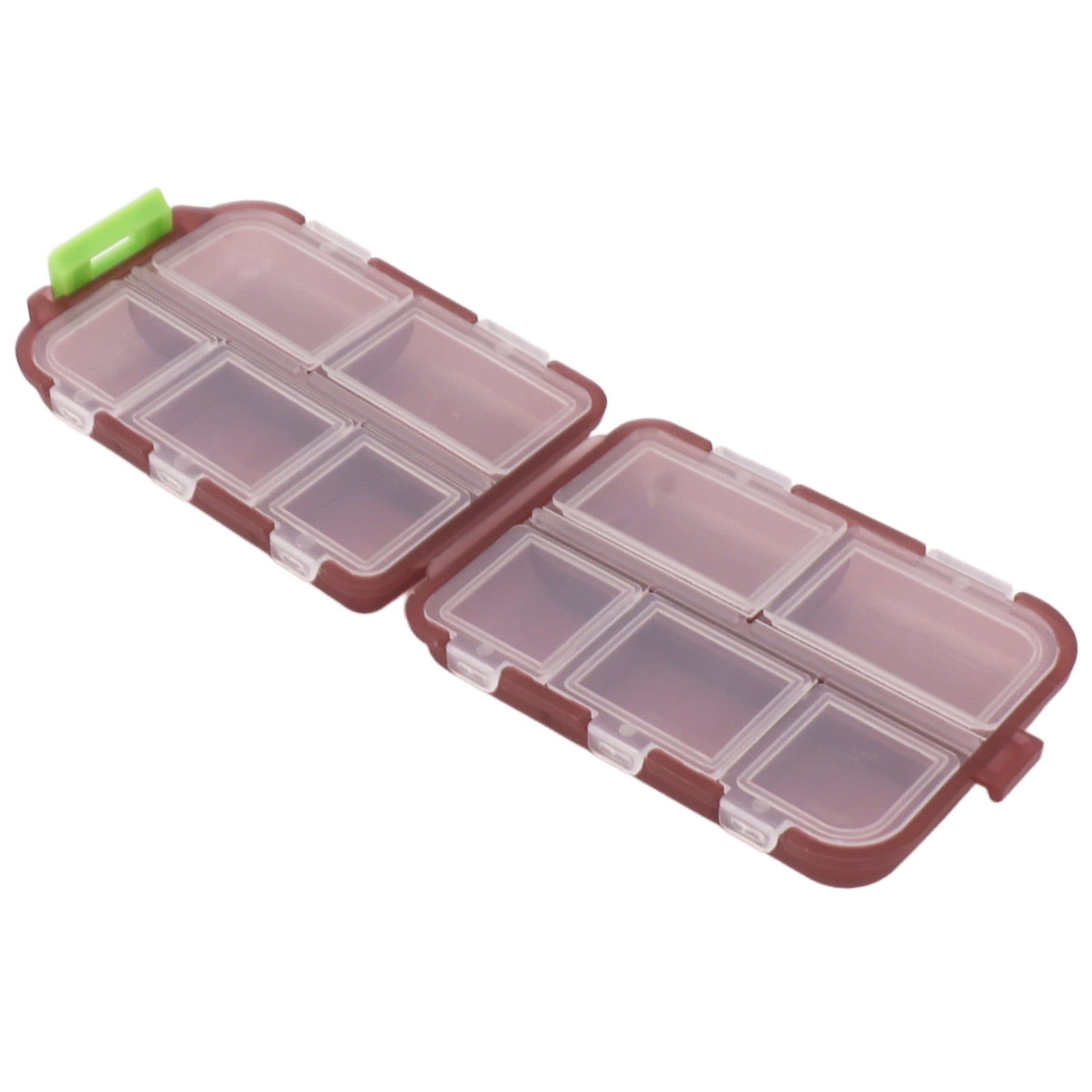 10 Grids Pills Cases Small Pills Organizer Box, Plastic Medicines Box Waterproofs Weekly Travel Pills Organizer with Buckle Lock, Portable Medicines Container for Travel