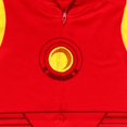 thumbnail image 4 of Iron Man Boys Single Roleplay Coverall Romper with Hood, Infant, 4 of 4