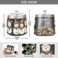 thumbnail image 2 of Yayeee Ashtray with Lid for Cigarette Smokeless Stainless Steel Home Ash Holder, Red Snowmen, 2 of 7