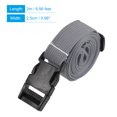 thumbnail image 2 of Uxcell 2m Adjustable with Quick Release Buckle Luggage Strap, Gray, 2 of 5
