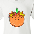 thumbnail image 4 of Inktastic Pumpkin Unicorn for Halloween and Thanksgiving Youth T-Shirt, 4 of 5