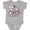 AC-Heather Grey, variant on My Mom is a Nurse Boys or Girls Baby Bodysuit