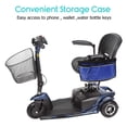 thumbnail image 2 of Wheelchair Bag Portable Wheel Chair Carry Pouch Durable Arm Rest Pouch (Blue), 2 of 6