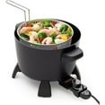 thumbnail image 3 of -Quart Big Kettle, Steamer and Deep Fryer Multi-Cooker, Black, 3 of 6