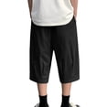 thumbnail image 6 of Mavick Sweatpants for Men Summer Sweat Shorts Elastic Waist Athletic Casual Drawstring Pocketed 3/4 Pants, 6 of 9