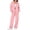 Pink, variant on Women's Sweatsuit 2 Piece Outfit Long Sleeve Full Zip Hooded Jacket with Drawstring Wide Leg Pants Relaxed Fit Casual Lounge Wear Tracksuit Set for Fall Winter Daily Black L