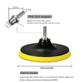 thumbnail image 5 of Fyeme 12x 5'' Car Polishing Polisher Pads Sponge Waxing Buffing Drill Adapter, 5 of 11