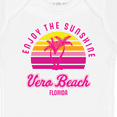 thumbnail image 4 of Inktastic Summer Enjoy the Sunshine Vero Beach Florida in Pink Boys or Girls Baby Bodysuit, 4 of 5