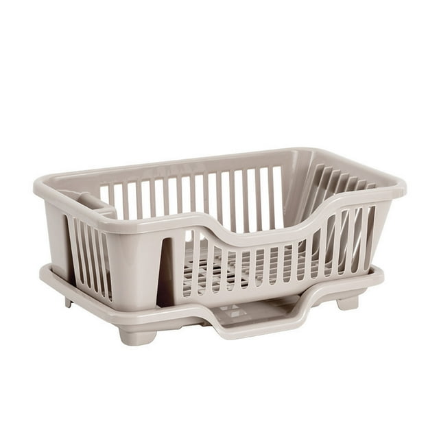 Japceit Dish Drying Rack with Drainboard in Sink Dish Drying Rack Dish Drying Rack with Drainboard Dish Drainers for Kitchen Counter with Sink Spout Dish Strainers with Utensil